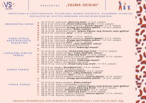 Projekto Vasara sveikiau programa-1